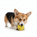 YELLOW-Interactive ETPU Dog Ball Toy for Training & Boredom Relief