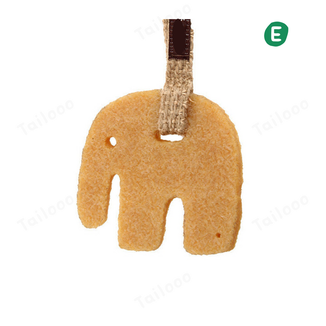 Elephant Natural Latex Dog Chew Toy with Sisal Rope Hover Image