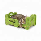 Double-Layer Cat Scratching Bed – Green Single Layer Pet Bed