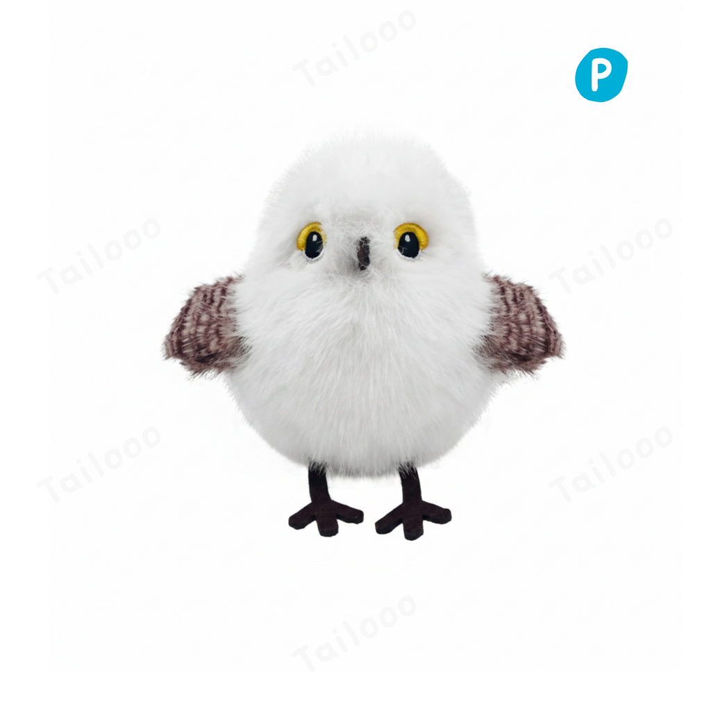Petgravity Flapping Bird Cat Toy – Interactive Touch-Activated Chirping Bird (White)