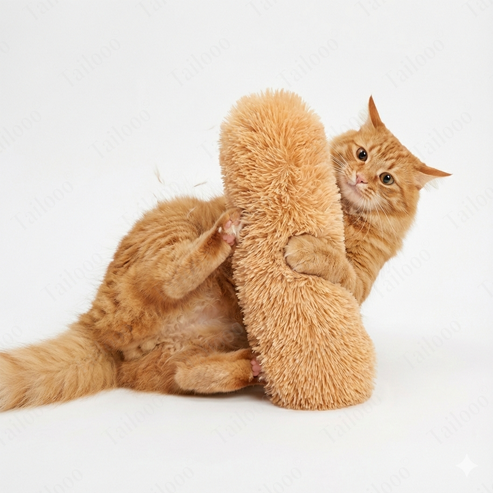 Cat Kicker Toys 3-Pack – Plush Catnip Kicker Pillows with Crinkle