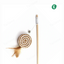 Interactive Cat Teaser Wand Toy – Feather Pancake