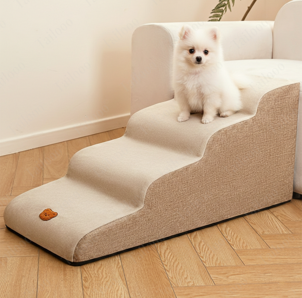 Removable Washable Dog Steps – Four Steps