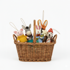 Handmade Nepal Wool Felt Pet Toy – Mermaid