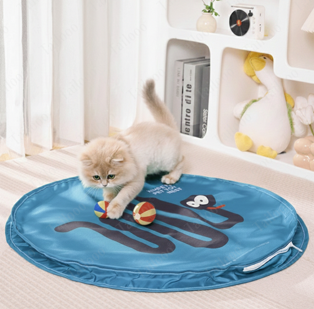 Electric Self-Play Cat Hunting Ball – Bear Blue