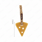 Big Cheese Natural Latex Dog Chew Toy with Sisal Rope
