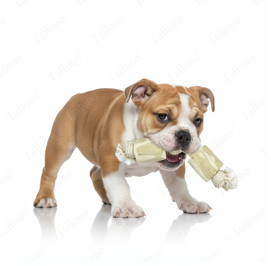 Natural Coffee Wood Rope Knot Chew Dog Toy（Double-Knot Rope）