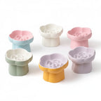 Ceramic Slow Feeder Pet Bowl – Blue