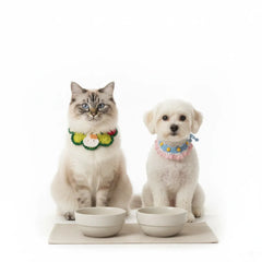 Handmade Crochet Pet Collar – Colorful Cotton Dog & Cat Neck Scarf, Cute Bandana Accessories for Daily Wear & Photos