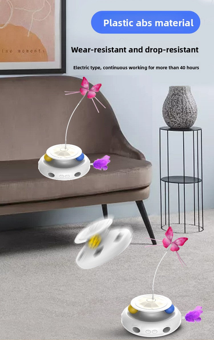 High-quality ABS plastic cat toy that is wear-resistant and drop-resistant, ensuring long-lasting safety and durability.