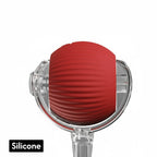 Close-up of the USB charging port and smart internal sensors of the rolling dog ball, ensuring long-lasting and safe playtime.