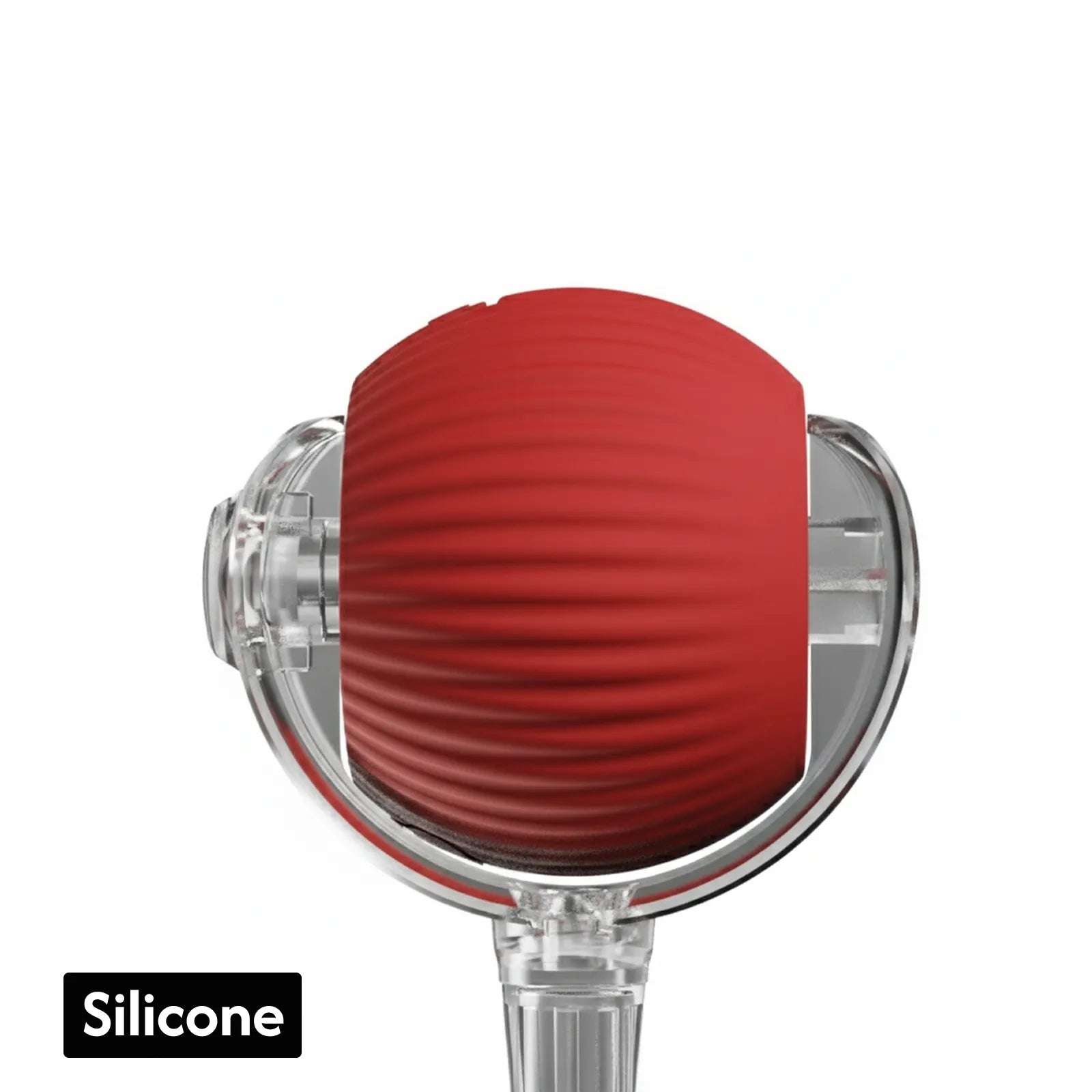 Close-up of the USB charging port and smart internal sensors of the rolling dog ball, ensuring long-lasting and safe playtime.