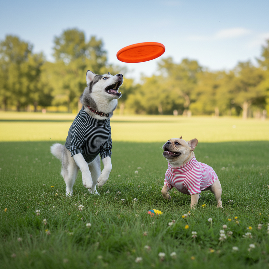 Striped Pet Turtleneck Outfit – Soft Everyday Wear for Dogs & Cats, Black/White