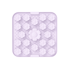 Flower-shaped silicone dog sniffing bowl