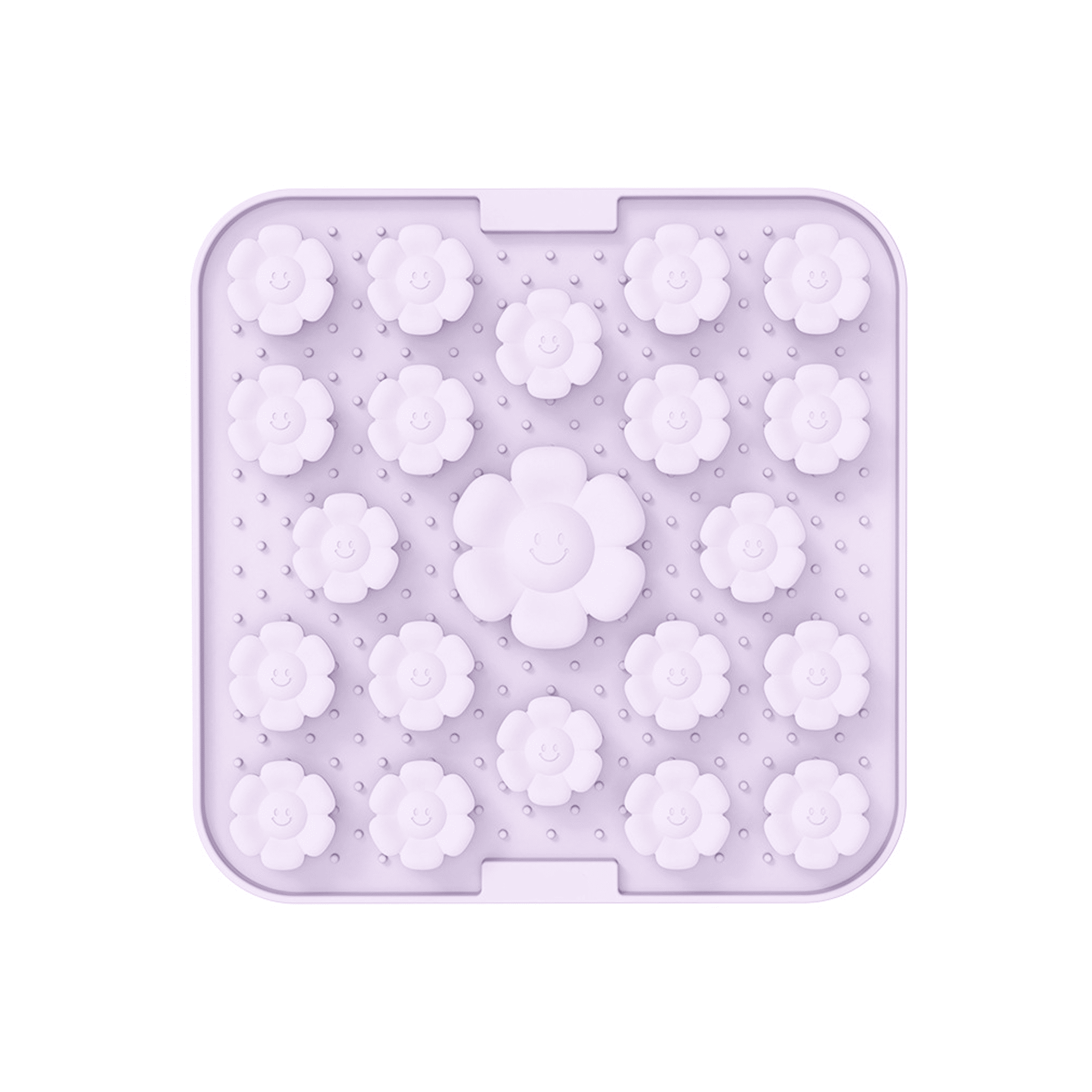 Flower-shaped silicone dog sniffing bowl