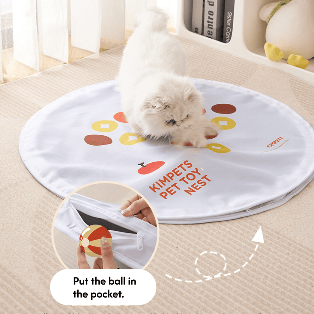 Interactive Self-Play Enclosed Electric Cat Hunting Ball Toy
