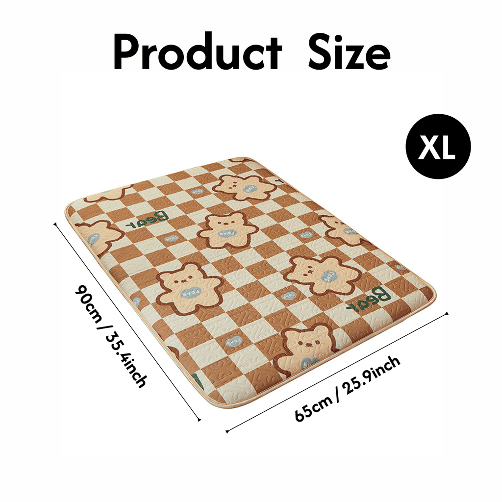 All-Season Cooling Pet Mat with Non-Slip Bottom