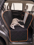 Seat Extender for Dogs adds extra back seat space for road trips so dogs can lie down stretch out and enjoy a more comfortable ride