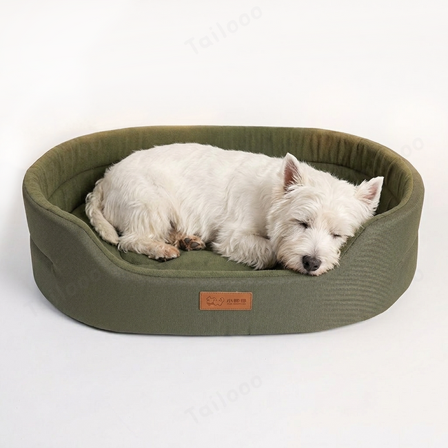 Durable Waterproof Oxford Dog Bed & Pet Sofa（Green） Main Image