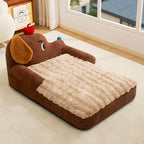 Cozy Plush Nest Dachshund-Shaped Washable dog Bed