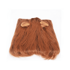 Lion Mane Dog Costume – Realistic Pet Wig for Dogs & Cats | Adjustable Halloween, Party, and Cosplay Pet Headwear