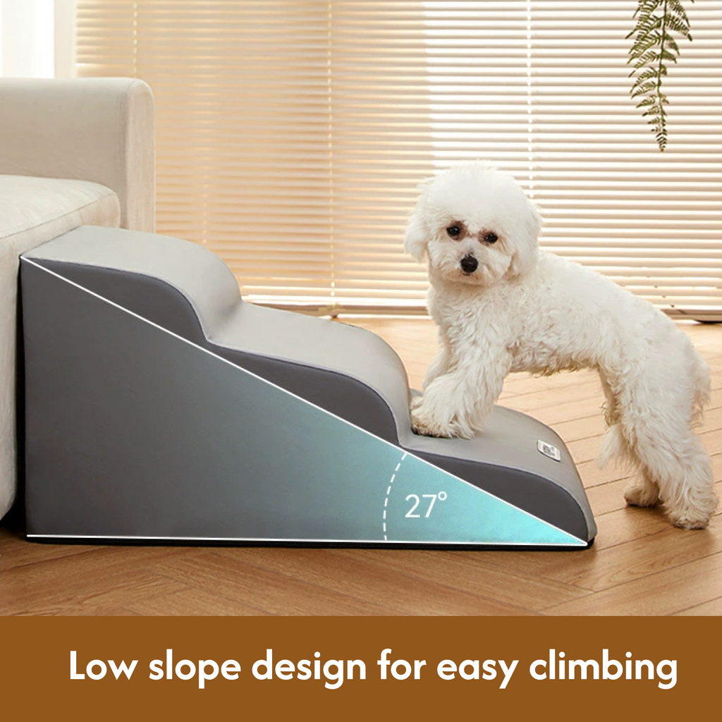 Removable Washable Dog Steps pet Stair Steps for Dogs for Small, Senior