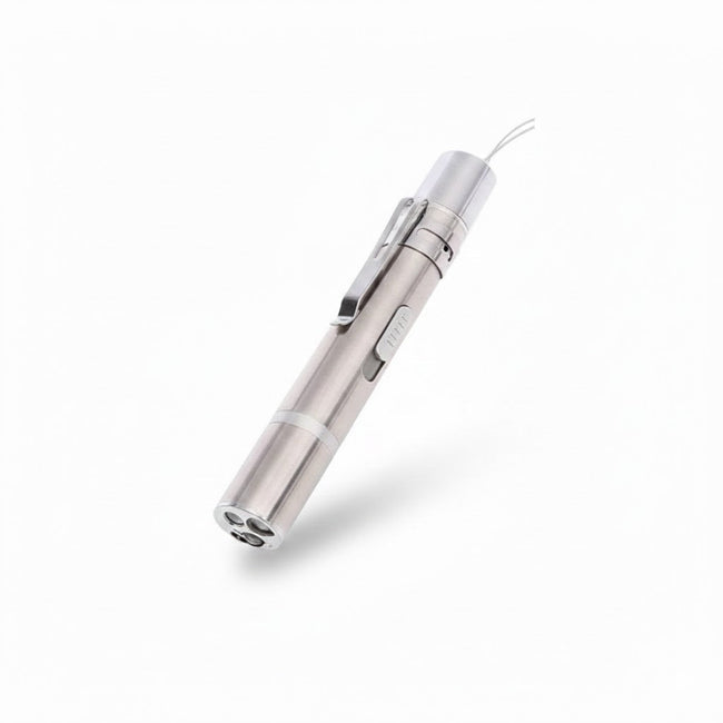 Cat laser toy with rechargeable battery and high-visibility red dot for endless feline entertainment. Hover Image