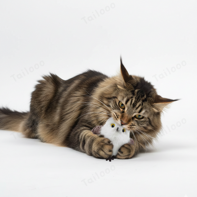 Interactive Flying Bird Cat Toy - Touch-Activated Flapping & Chirping Main Image