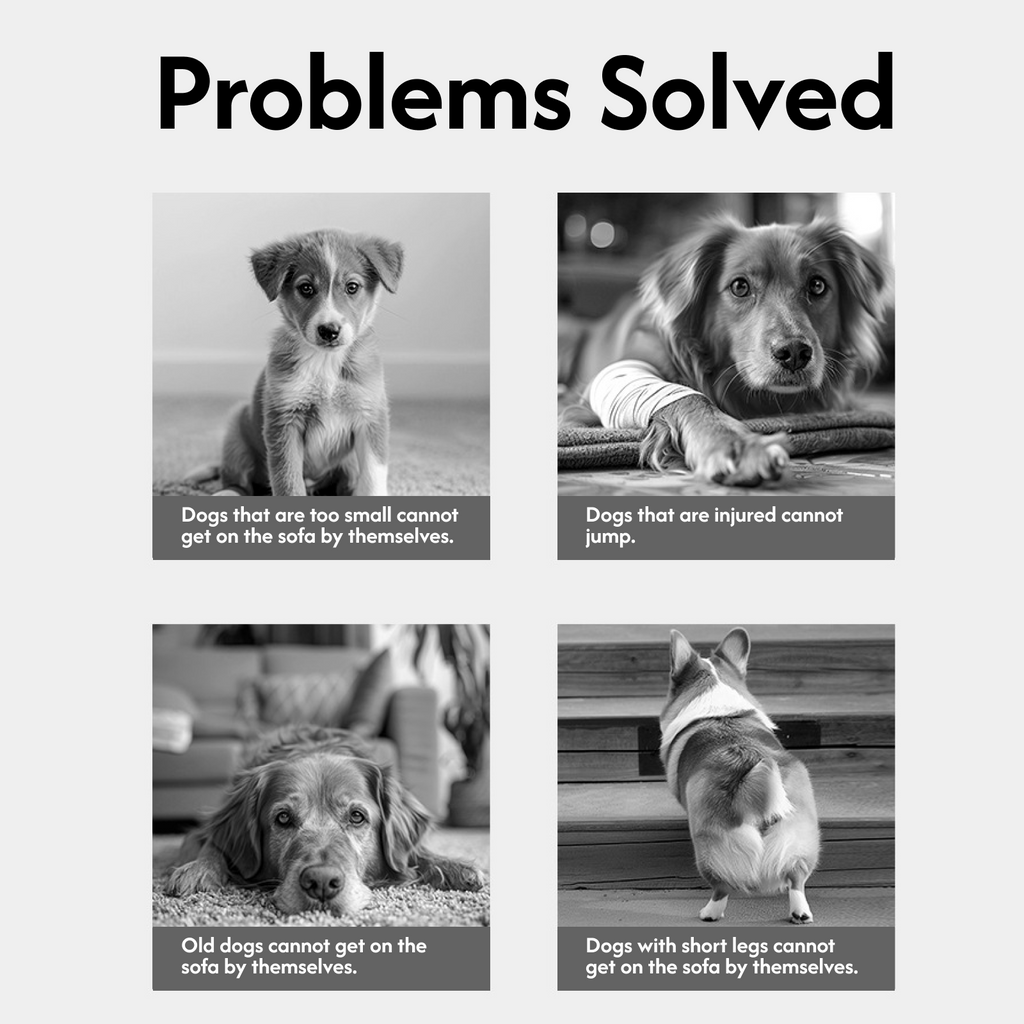 Removable Washable Dog Steps pet Stair Steps for Dogs for Small, Senior