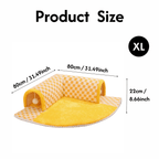 Washable & CozyAll-Season Cat Tunnel Bed