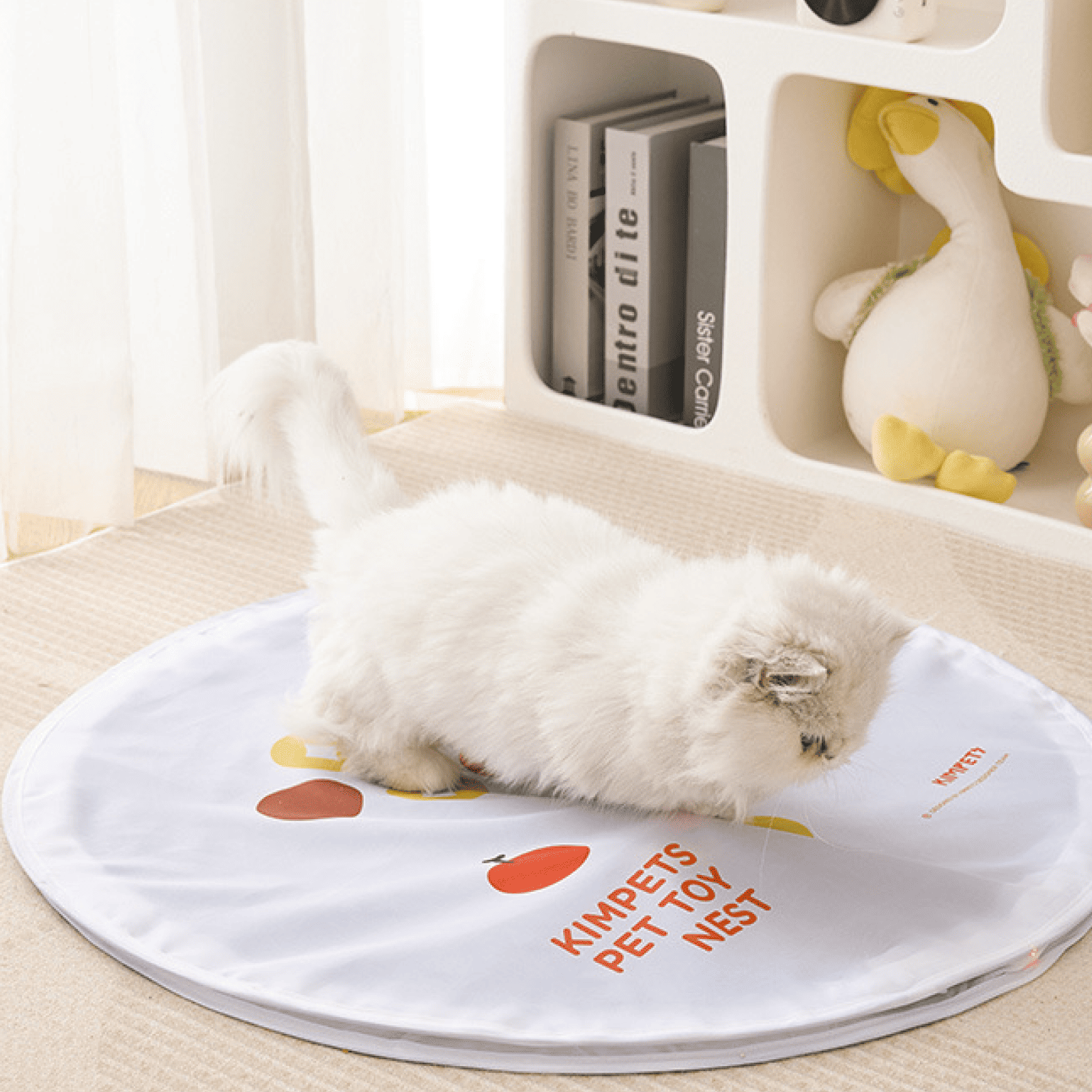 Interactive Self-Play Enclosed Electric Cat Hunting Ball Toy