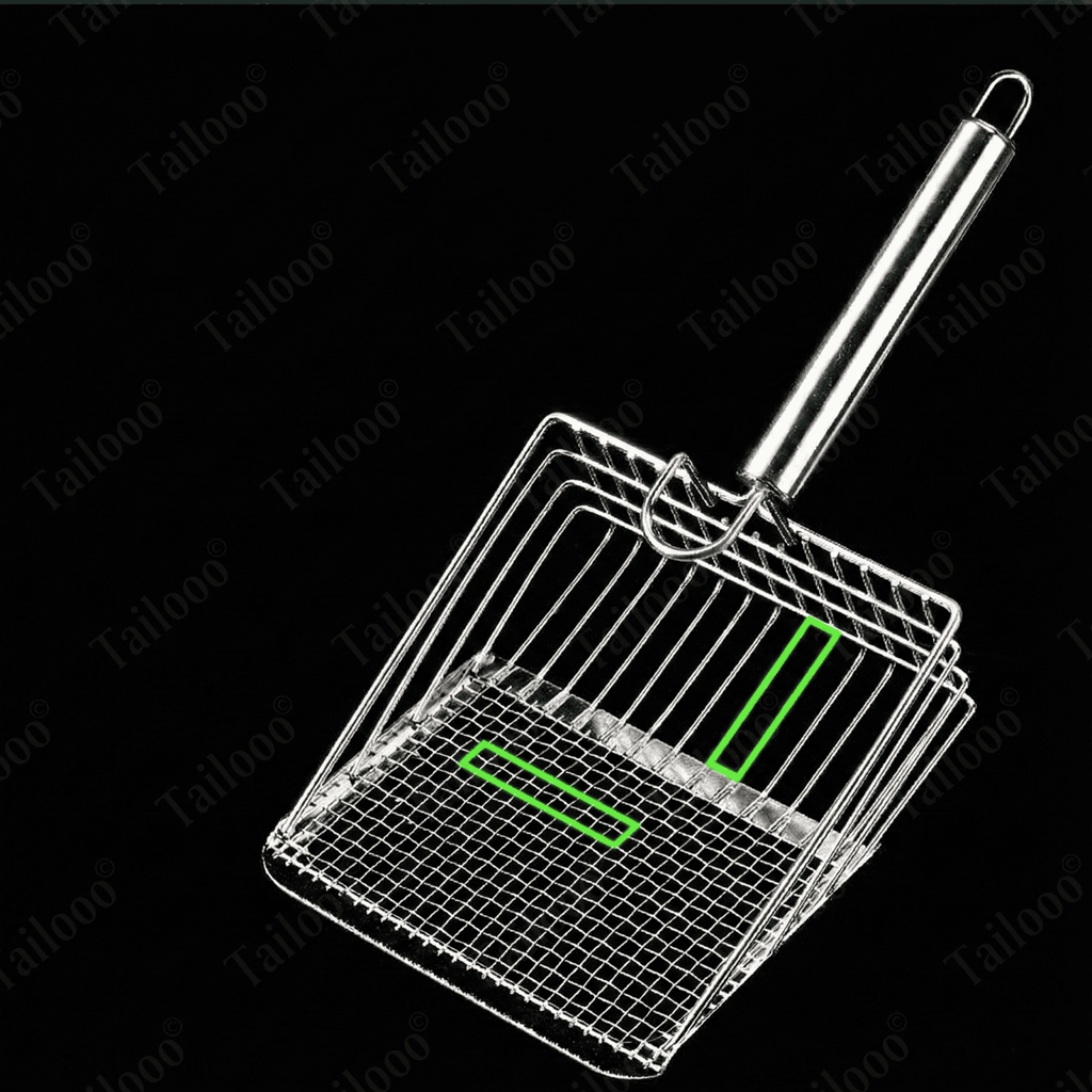 Heavy Duty Stainless Steel Cat Litter Scoop