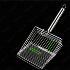 Heavy Duty Stainless Steel Cat Litter Scoop