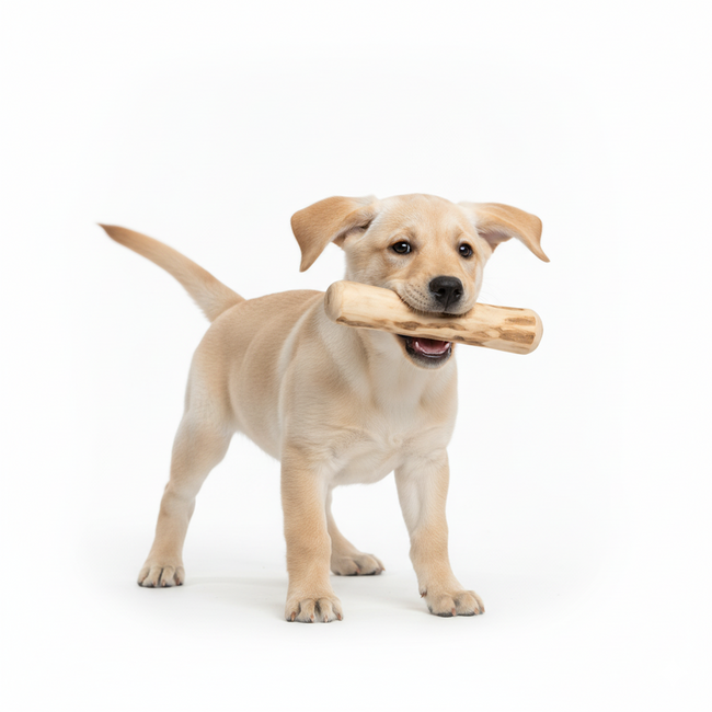 Natural Coffee-Wood Dog Chew Toy Main Image