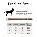 Premium Handmade Braided Leather Dog & Cat Collar（Red）