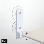 Sturdy Suction Cup Cat Hammock for Window Sunbathing