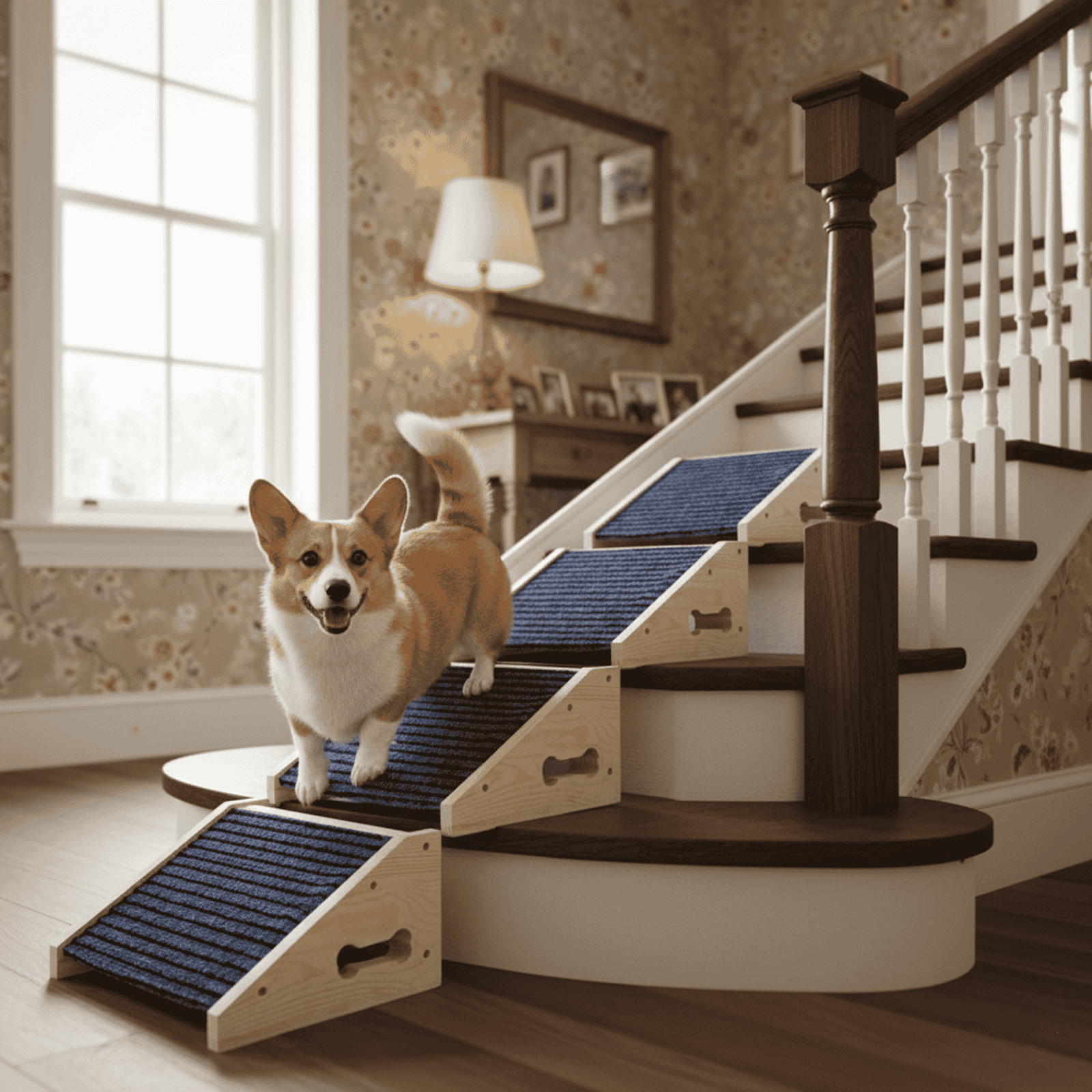 Wooden non-slip pet ramps suitable for cats and dogs