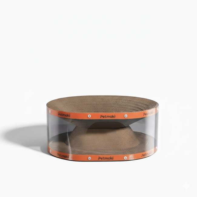 Double-Layer Transparent Tunnel Cat Bed Hover Image