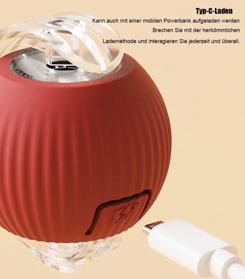  Simple steps to activate the rolling ball: open the shell, turn on the power button, and watch your dog start the fun.