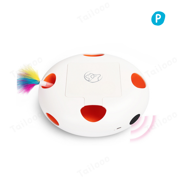 Interactive cat toys featuring a smart automatic teaser stick in vibrant blue for endless feline entertainment. Hover Image