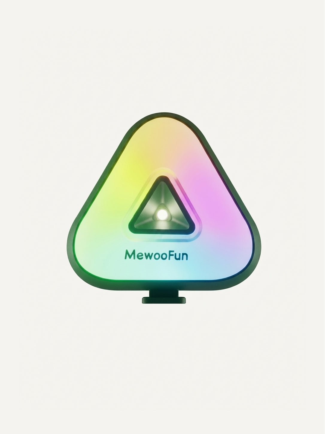 Colorful LED dog light with multi-color glow, a durable dog light for night walking that attaches to collars or harnesses.