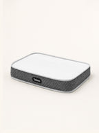 Isolated view of a Tailooo orthopedic dog bed, a supportive mattress with quilted sides and a removable cover.