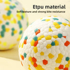 YELLOW-Interactive ETPU Dog Ball Toy for Training & Boredom Relief