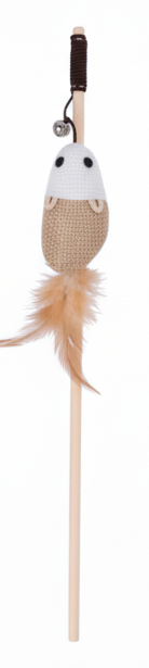 Interactive Feather & Bell Play Sticks Cat Teaser Wand Toys