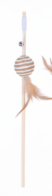 Cat Teaser Wand Toys Set – Interactive Feather & Bell Play Sticks for Indoor Cats and Kittens (7 Pack)
