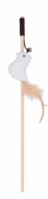 Interactive Feather & Bell Play Sticks Cat Teaser Wand Toys