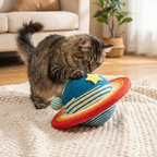 Extra Large Sisal Cat Scratching Ball – Durable Non-Shedding Planet-Shaped Claw Grinder Toy（Planet）
